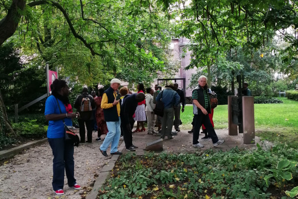 im Heylshofgarten, dort wo Luther vor Kaiser und Reich stand