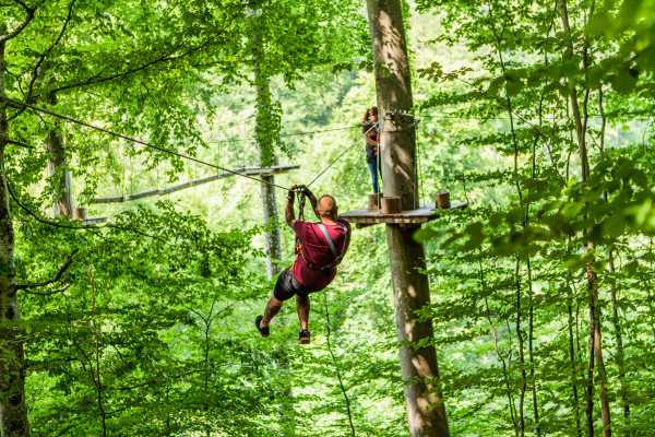 Zipline-Tour EifelAdventures Berlingen
von professionell ausgebildeten Guides begleitete ca. 2,5-stündige Tour
