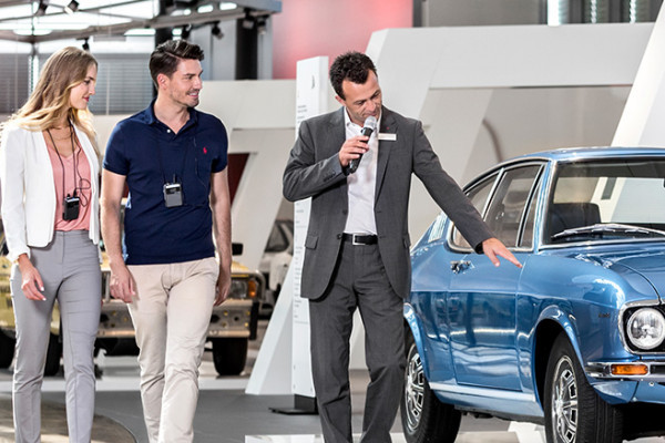 Dreh- und Angelpunkt für Gäste und Fans der Marke mit den Vier Ringen