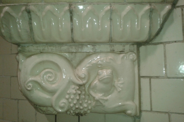 Detail in der Passage Jägers Hof.