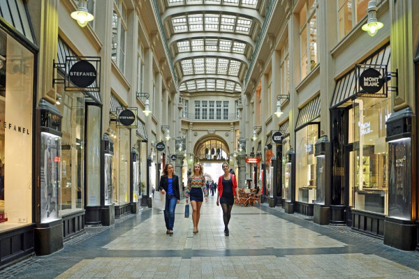 Die Mädler Passage mit dem Auerbachs Keller