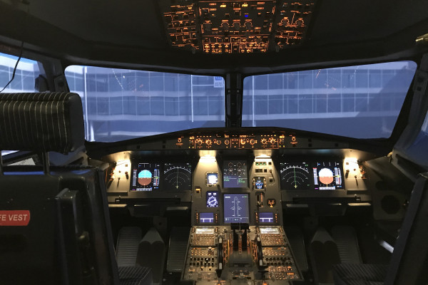 Blick in unser Cockpit