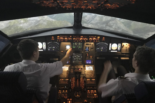 Flying Kids Training im A321-233