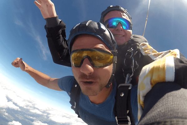 Tandemspringen im schönen bayerischen Wald - Flugplatz Arnbruck