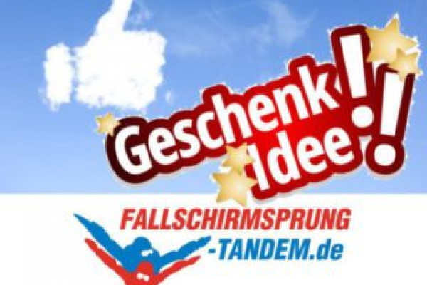 fallschirmspringen Geschenk klattau