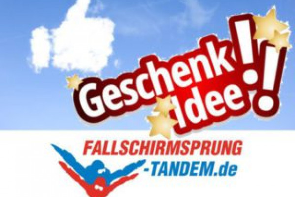 Tandemsprung Oberpfalz als Geschenk Gutschein