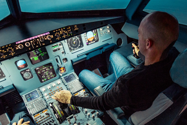 Take off beim Flugsimulator Erlebnis