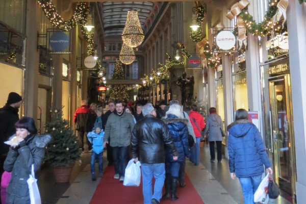 Die Mädler-Passage mit dem Auerbachs Keller.
