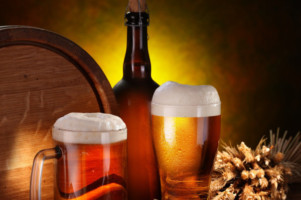 Verkostung von drei regionalen Bieren in der Bierothek.