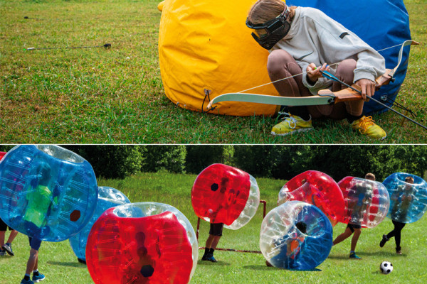 Arrow Tag & Bubble Fußball Bayern