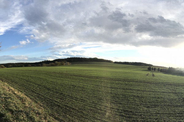 Immer wieder schöne Aussichten über die zauberhafte Region Oberlausitz.