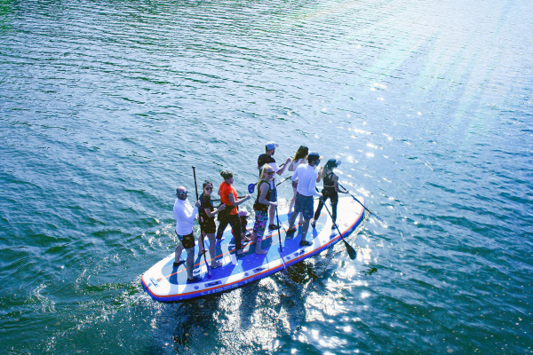 Mega-SUP bis 9 Personen