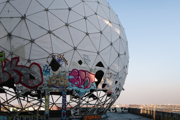Berlin von oben - Abhörstation Teufelsberg Berlin von oben - Abhörstation Teufelsberg