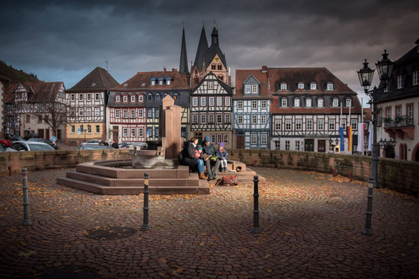 Das Spiel startet am Obermarkt. 
Foto: Claus Tewes