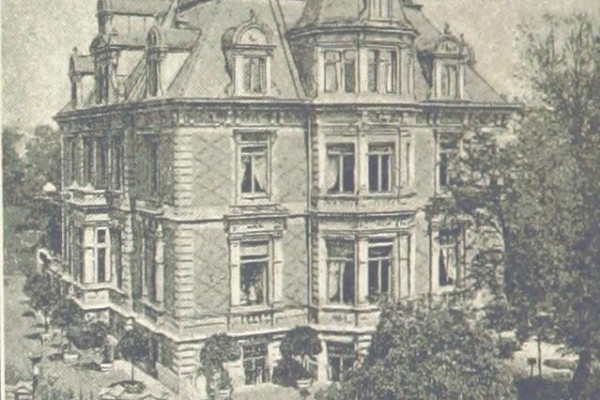 Die Villa von Willmar-Schwabe in der Kohlgartenstraße.