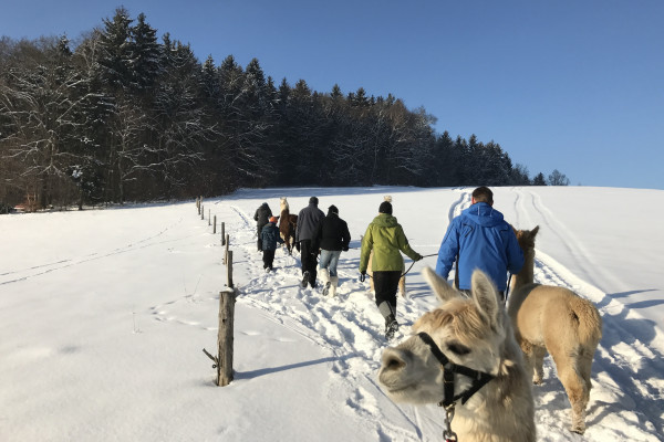 Auch bei Schnee - ein besonderes Erlebnis.