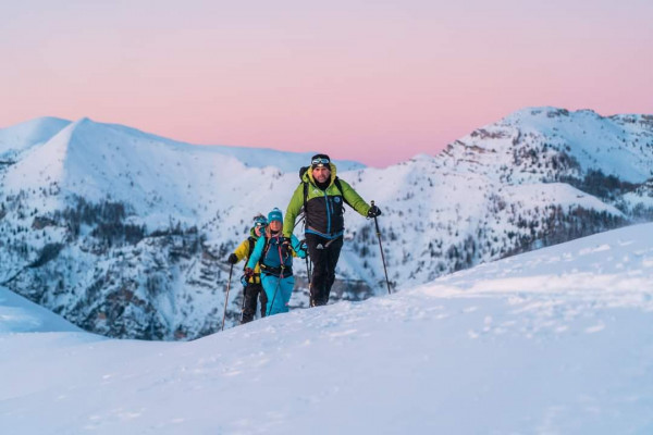 Skibergsteigen in Folgaria