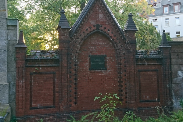 Plagwitzer Friedhof als Ruhestätte der Fabrikanten.
