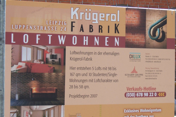Aus der Krügerolfabrik entstand ein neues Wohnhaus.