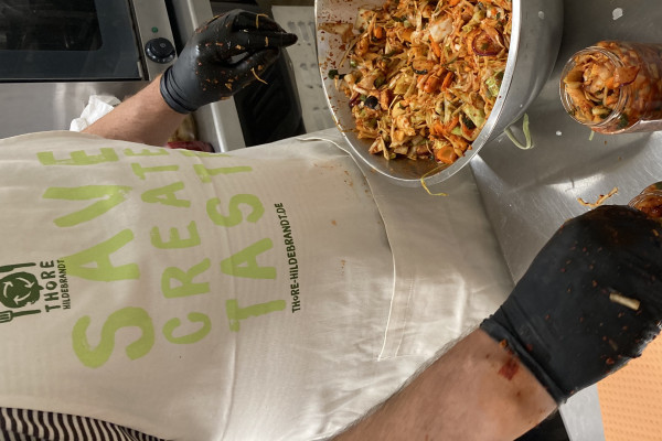 Kimchi in the Making