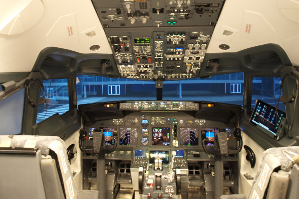 Blick in unser Cockpit