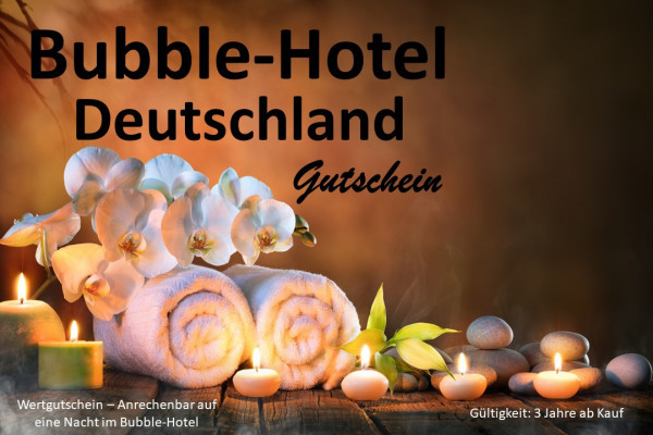 Bubble-Hotel  - 199€ Wertgutschein