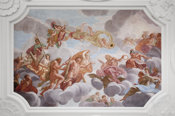 Fresko von 1722 von Carlo Ludovico Castelli
