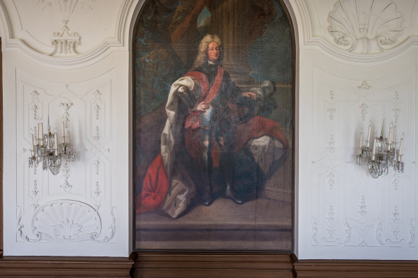 Steinerner Saal: Friedrich Anton Ulrich zu Waldeck und Pyrmont, Bauherr 