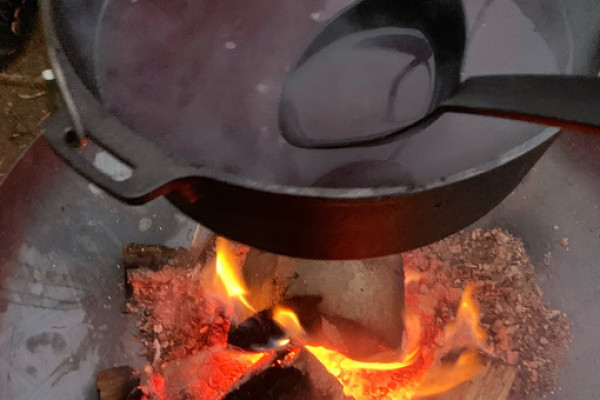 Glühwein beim Junggesellinnenabschied der eifelnomaden