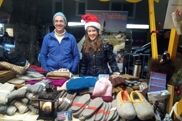 Unsere Wollprodukte sind tolle und hochwertige Weihnachtsgeschenke