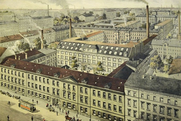 Weltberühmt für die Lexika - der Brockhaus-Verlag mit seinen Gebäuden.