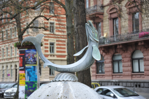 Heringsbrunnen am Fischtorplatz
