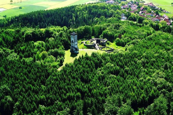 Goldhausen mit Burgruine