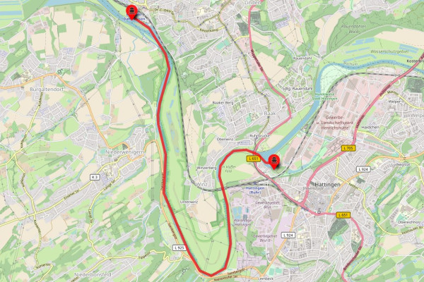 Streckenabschnitt Tour 1