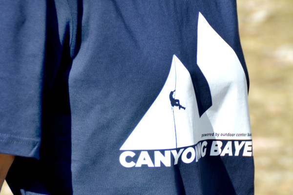 T-Shirt blue-white