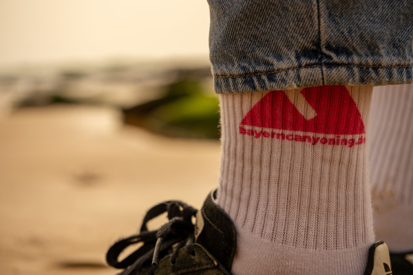 Socks white/pink