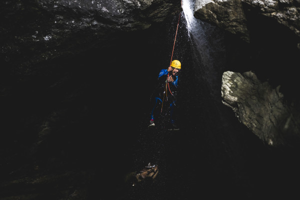 Spaß beim Canyoning im Allgäu durch die Starzlachklamm