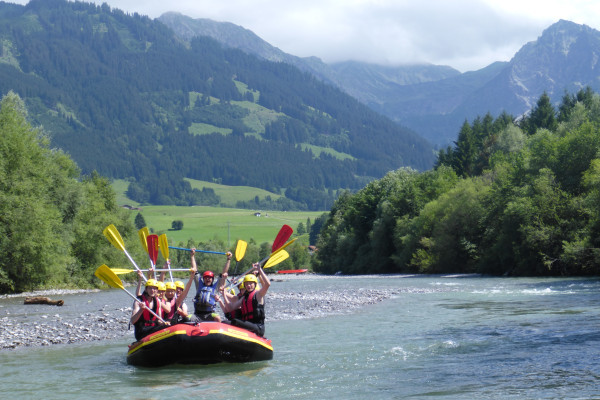 Soft Rafting - das sichere Wildwasser Erlebnis im Allgäu