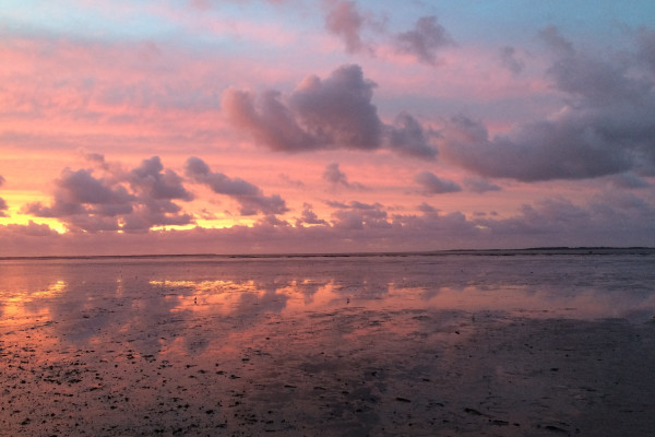 Abendstimmung in Dornumersiel (S. Baehler, NPH Dornumersiel)