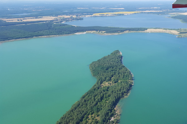 Partwitzer See aus der Luft