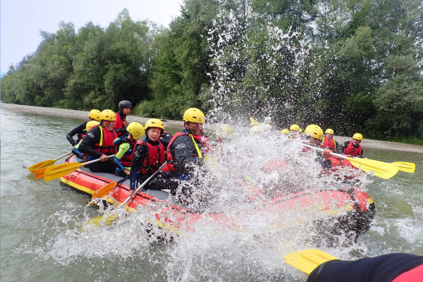 Soft Rafting - das sichere Wildwasser Erlebnis im Allgäu mit MAP-Erlebnis