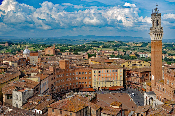 San Gimignano, Siena e Chianti mit Weinprobe