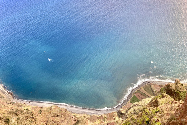 Cabo Girão, eine der höchsten Steilküsten in Europa.