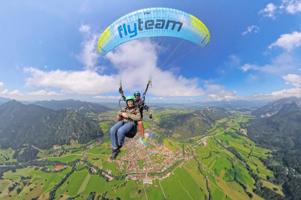 Tandemflug über Pfronten