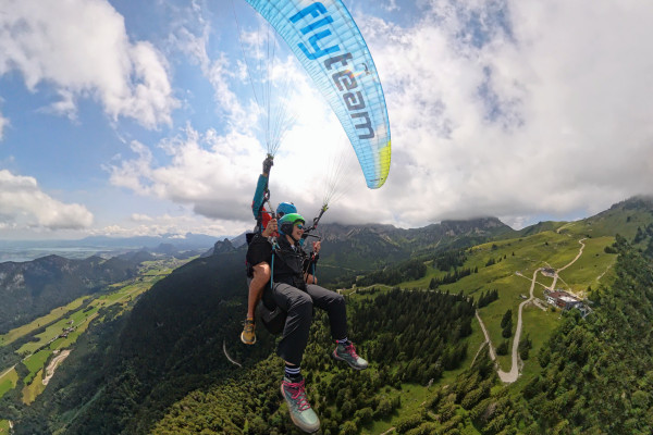 Tandemflug über Breitenberg