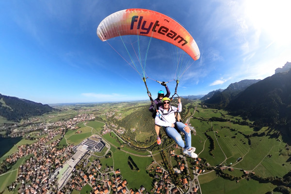 Gleitschirm Tandemflug über Pfronten
