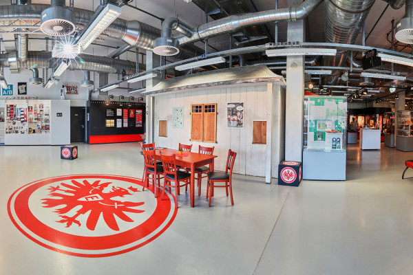 Blick ins Eintracht Frankfurt Museum