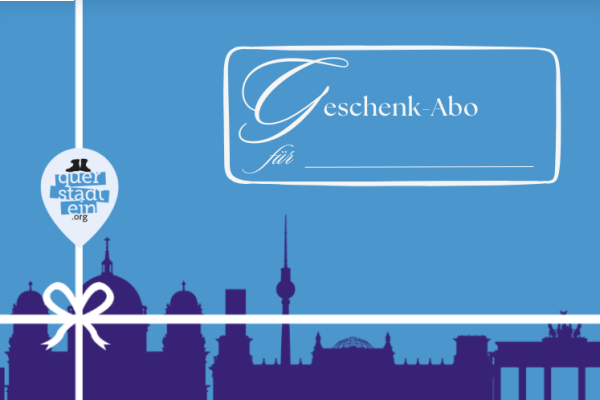 So einfach funktioniert das Einlösen:
1. Wähle auf https://querstadtein.org unterBuchen - Einzeltickets deine
Tour aus.
2. Gib im Buchungsprozess deinen persönlichen Gutschein-Code ein.
Der Betrag Deines Wertgutschein wird automatisch verrechnet.
Das Tick