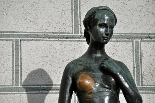 Julia am Münchner Marienplatz