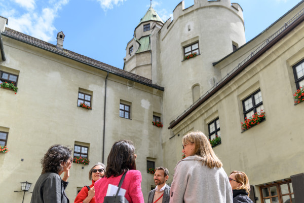 Erklärung vor dem Münzerturm
